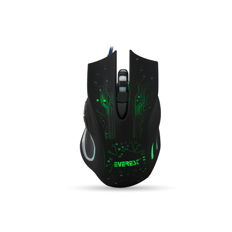 Everest SM-790 3200 dpi gaming muis met verlichting