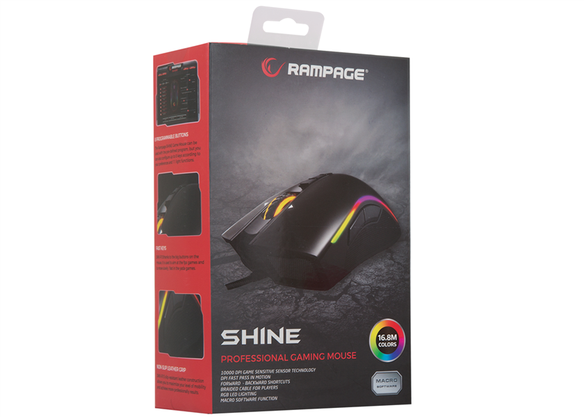 Rampage Gaming Headset ALPHA-X -Dolby 7.1 Surround Sound - PC-PS4- SN-RW66-Rood