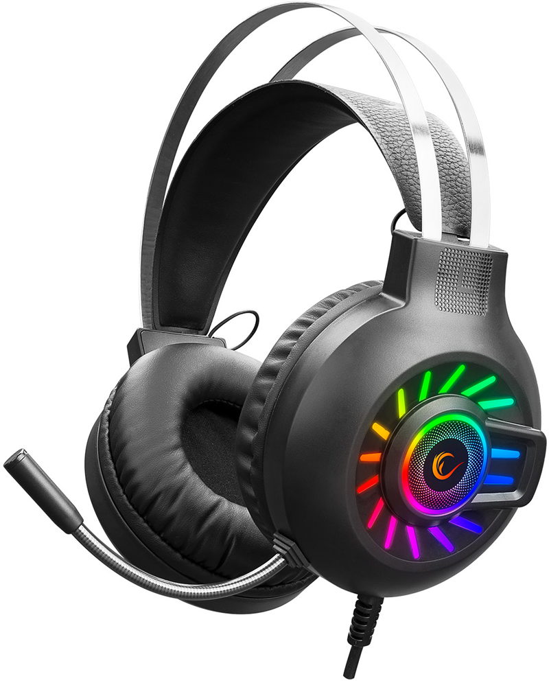 Rampage Zengibar PC Gaming Headset RGB USB 7.1 Virtual Surround - RM-K44