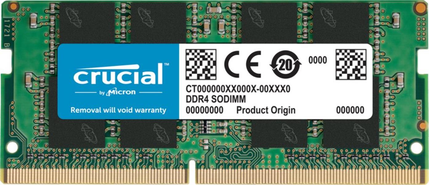Crucial CT8G4SFRA266 geheugenmodule 8 GB 1 x 8 GB DDR4 2666 MHz