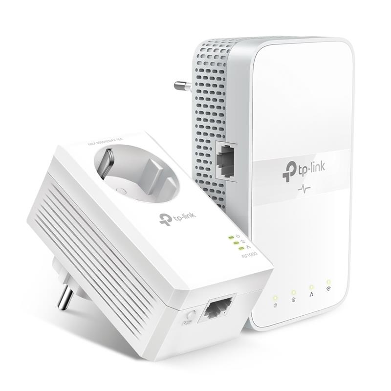TP-LINK TL-WPA7617 KIT PowerLine-netwerkadapter 1200 Mbit/s Ethernet LAN Wifi Wit