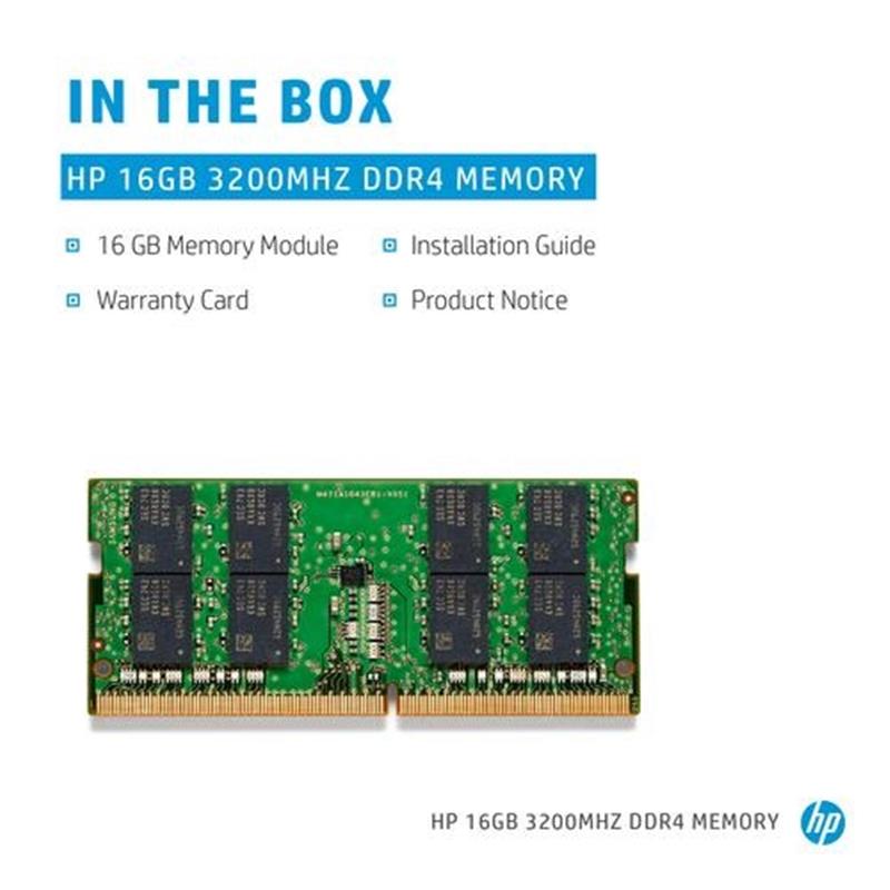 HP 286J1AA geheugenmodule 16 GB 1 x 16 GB DDR4 3200 MHz