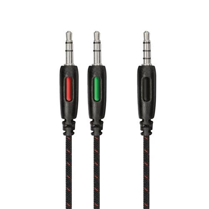 Trust GXT 323 Carus Headset Hoofdband 3,5mm-connector Zwart, Rood