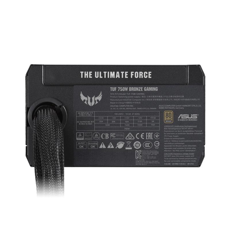 ASUS TUF-GAMING-750B power supply unit 750 W 20+4 pin ATX ATX Zwart