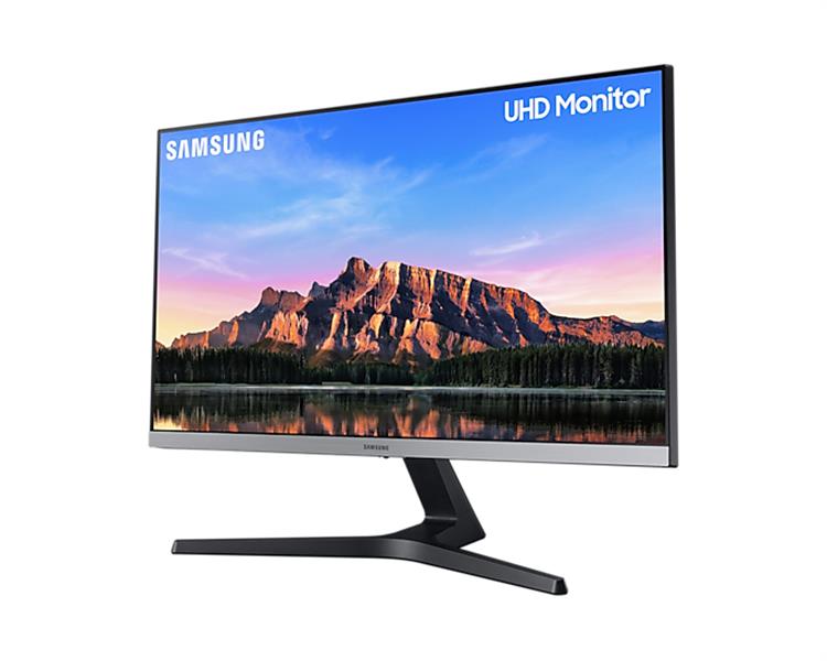 Samsung U28R550UQR 71,1 cm (28"") 3840 x 2160 Pixels 4K Ultra HD LED Blauw, Grijs