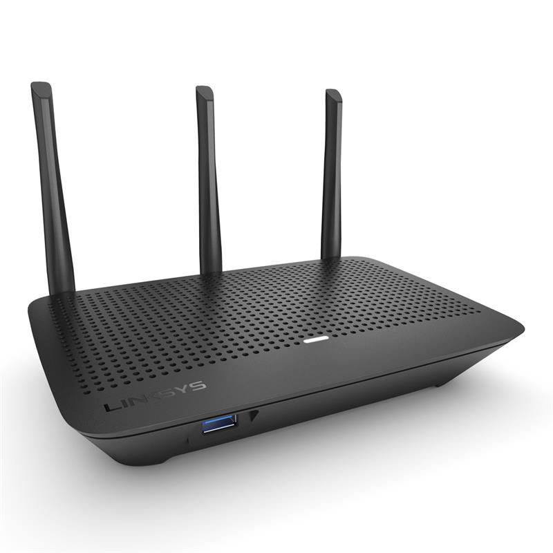 Linksys EA7500V3 draadloze router Gigabit Ethernet Dual-band (2.4 GHz / 5 GHz) Zwart