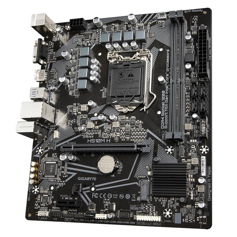 Gigabyte H510M H moederbord Intel H510 Express LGA 1200 micro ATX