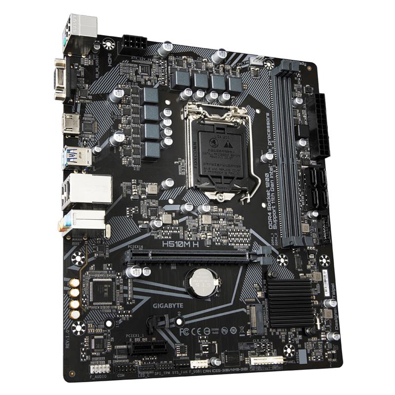 Gigabyte H510M H moederbord Intel H510 Express LGA 1200 micro ATX