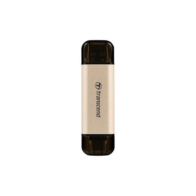 Transcend JetFlash 930C USB flash drive 128 GB USB Type-A USB Type-C 3 2 Gen 1 3 1 Gen 1 Goud