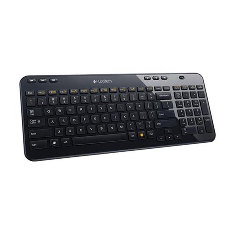Logitech K360 toetsenbord RF Draadloos QWERTY Nederlands Zwart