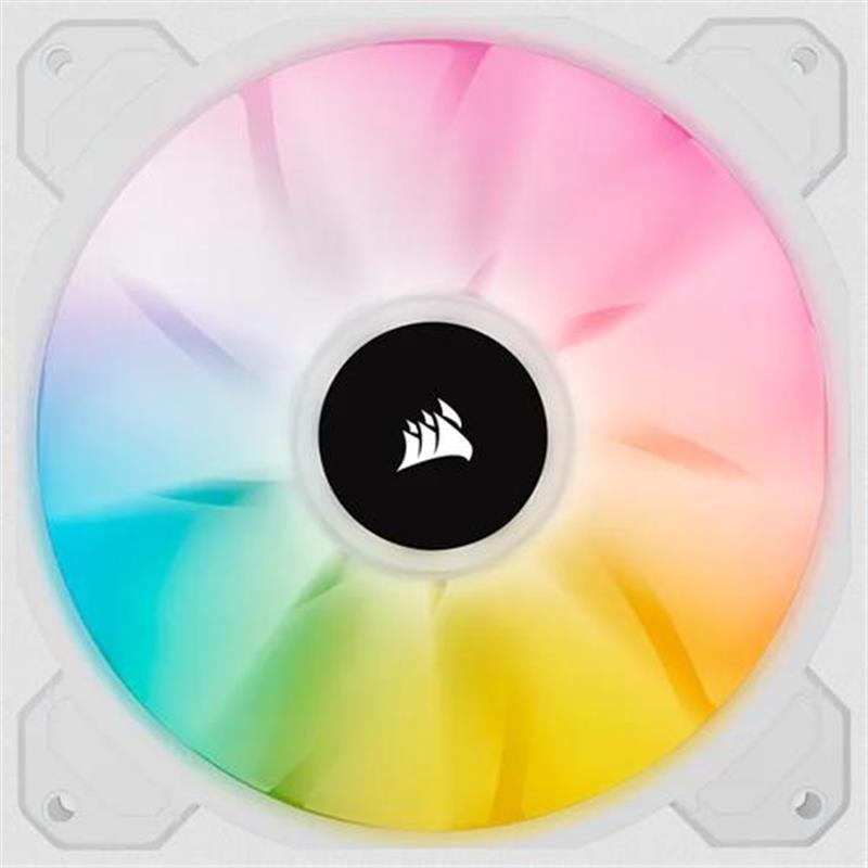 Corsair White SP140 RGB ELITE 140mm Fan 2p