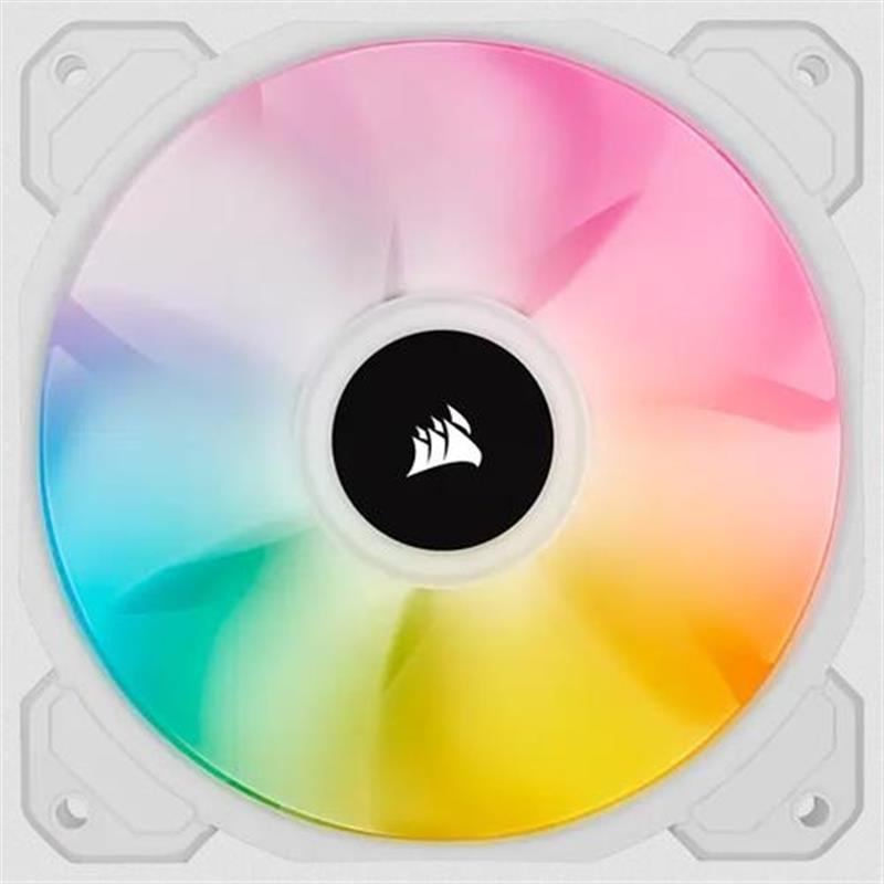 Corsair White SP120 RGB ELITE 120mm Fan 1p