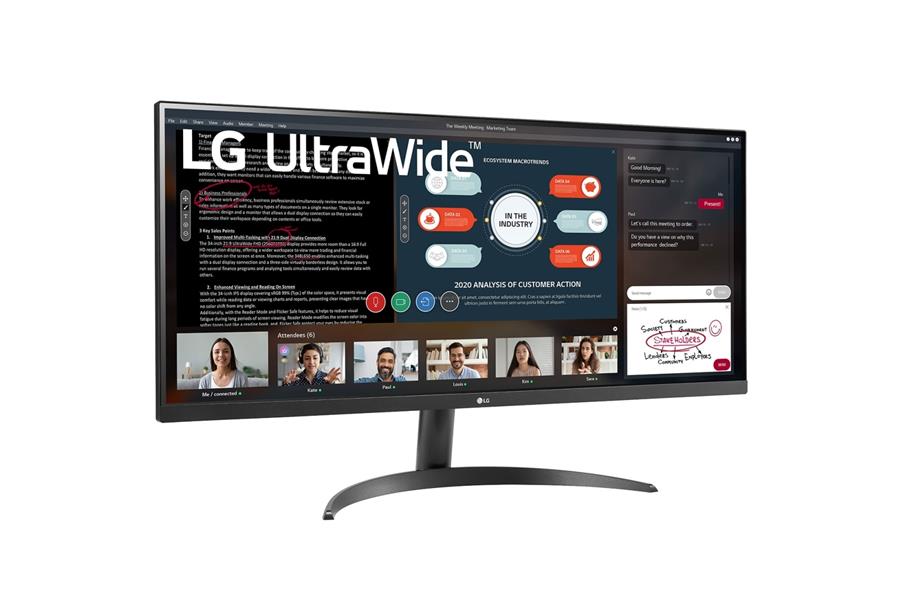 LG 34WP500-B computer monitor 86,4 cm (34"") 2560 x 1080 Pixels UltraWide Full HD LED Zwart