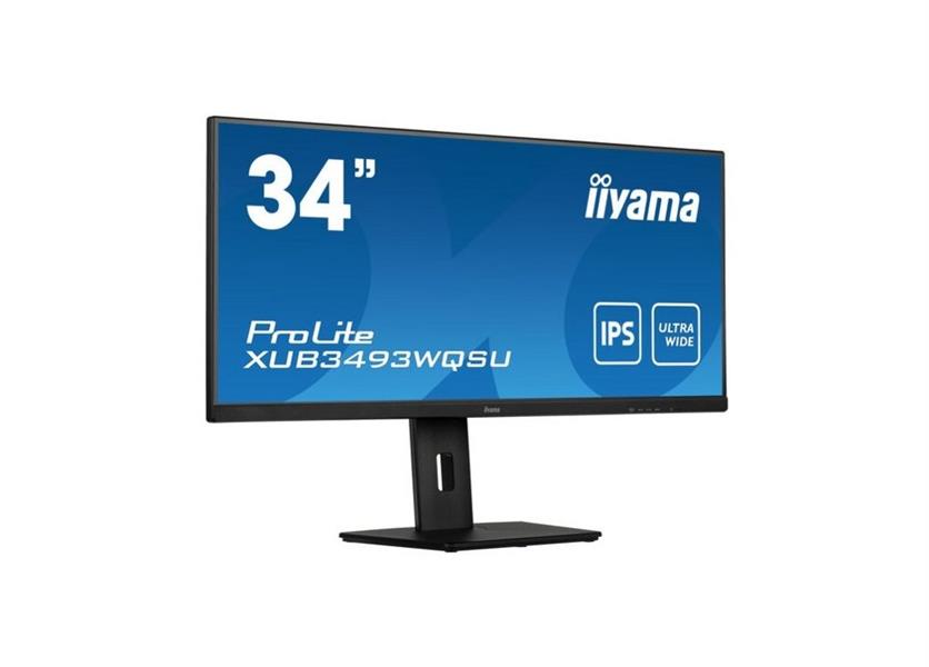 iiyama ProLite XUB3493WQSU-B5 computer monitor 86,4 cm (34"") 3440 x 1440 Pixels UltraWide Quad HD LED Zwart