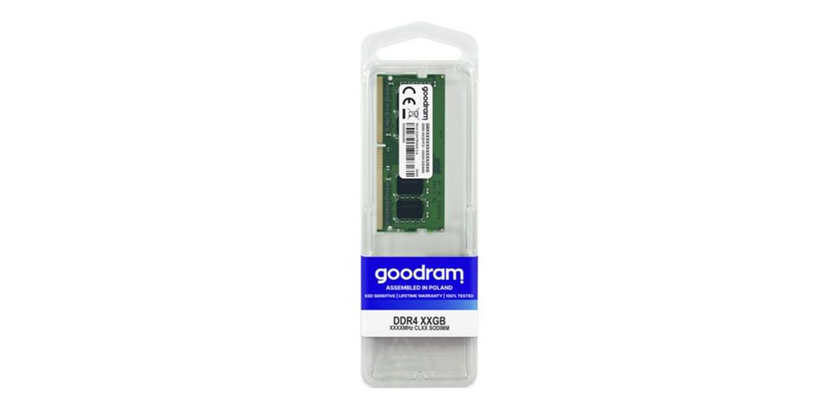 Goodram GR2666S464L19/16G geheugenmodule 16 GB 1 x 16 GB DDR4 2666 MHz