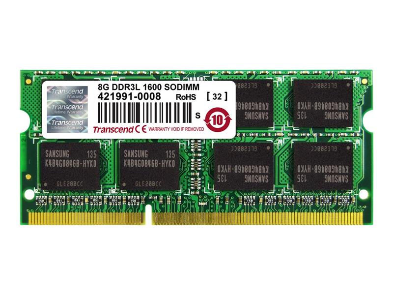 TRANSCEND soDIMM TS DDR3 8GB 1600 1 35V