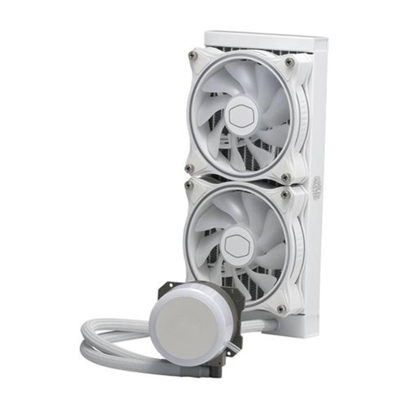 Cooler Master ML240 Illusion White Edition Intel AMD 240mm radiator 120mm x2