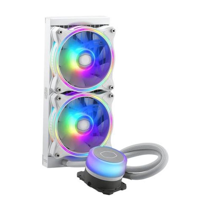 Cooler Master ML240 Illusion White Edition Intel AMD 240mm radiator 120mm x2