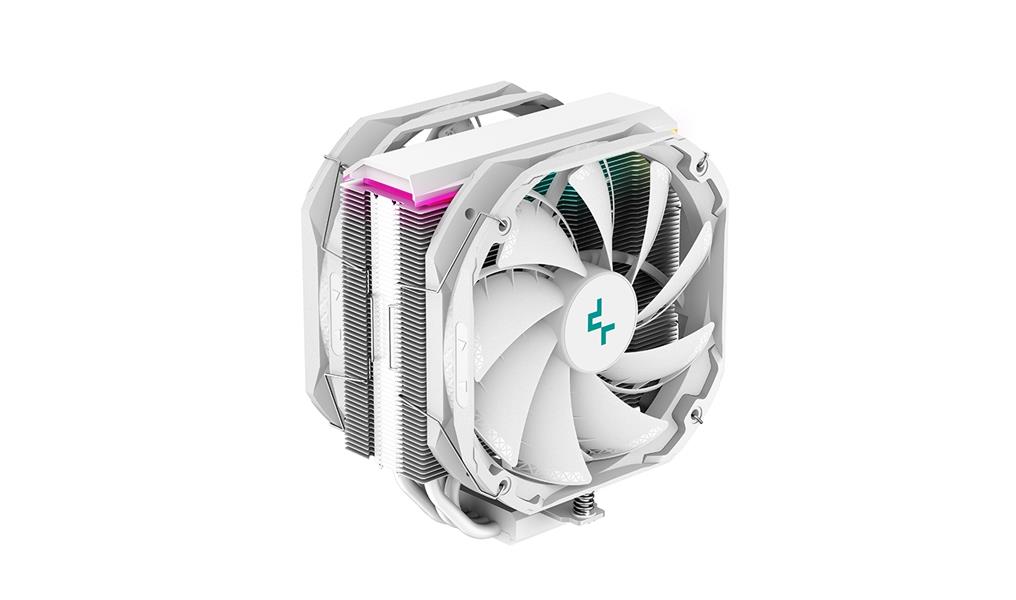 DeepCool AS500 Plus 5x Heat Pipe ARGB Single Tower CPU Air Cooler 2x 140mm FDB Bearing PWM High Performance Fan Intel: LGA2066 2011-v3 2011 1700 1200 