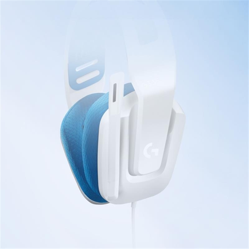 LOGI G335 Wired Gaming Headset - WHITE