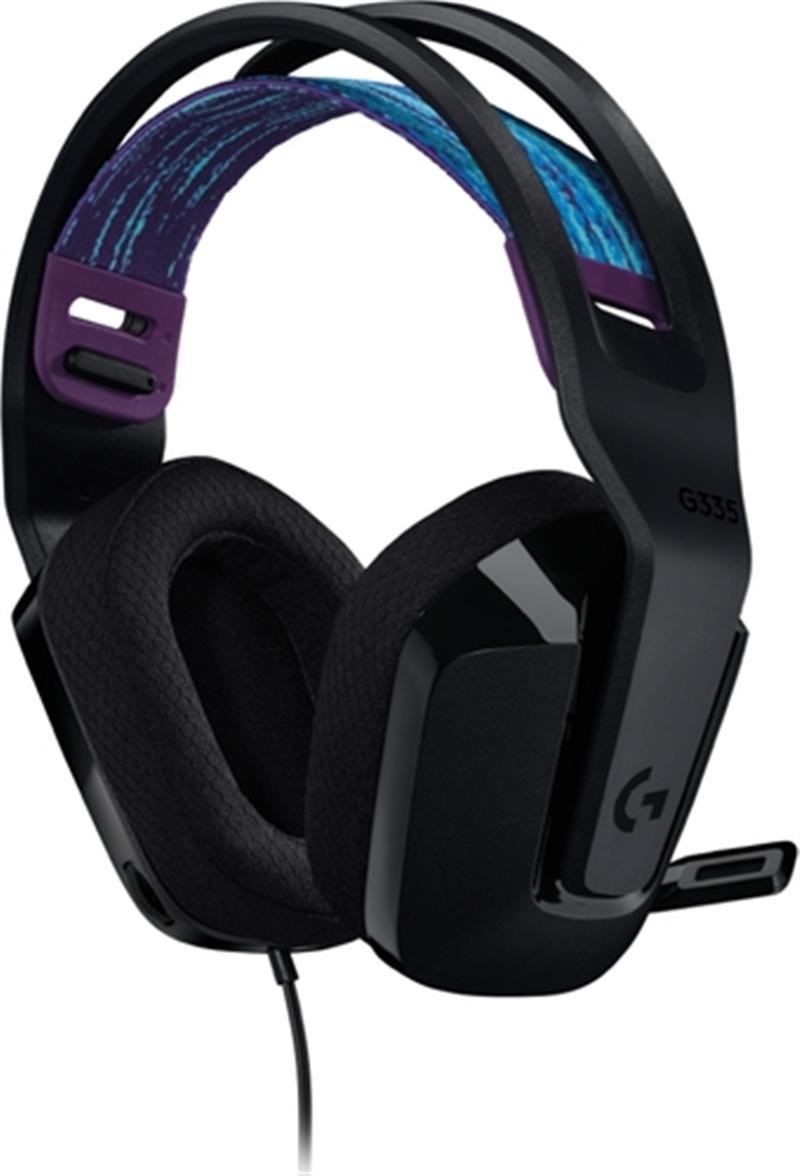 Logitech G G335 Wired Gaming Headset Bedraad Hoofdband Gamen Zwart