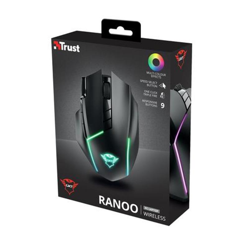Trust GXT 131 Ranoo muis Rechtshandig RF Draadloos Optisch 4800 DPI