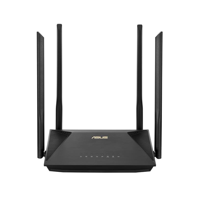 ASUS RT-AX53U draadloze router Gigabit Ethernet Dual-band (2.4 GHz / 5 GHz) 3G 4G Zwart