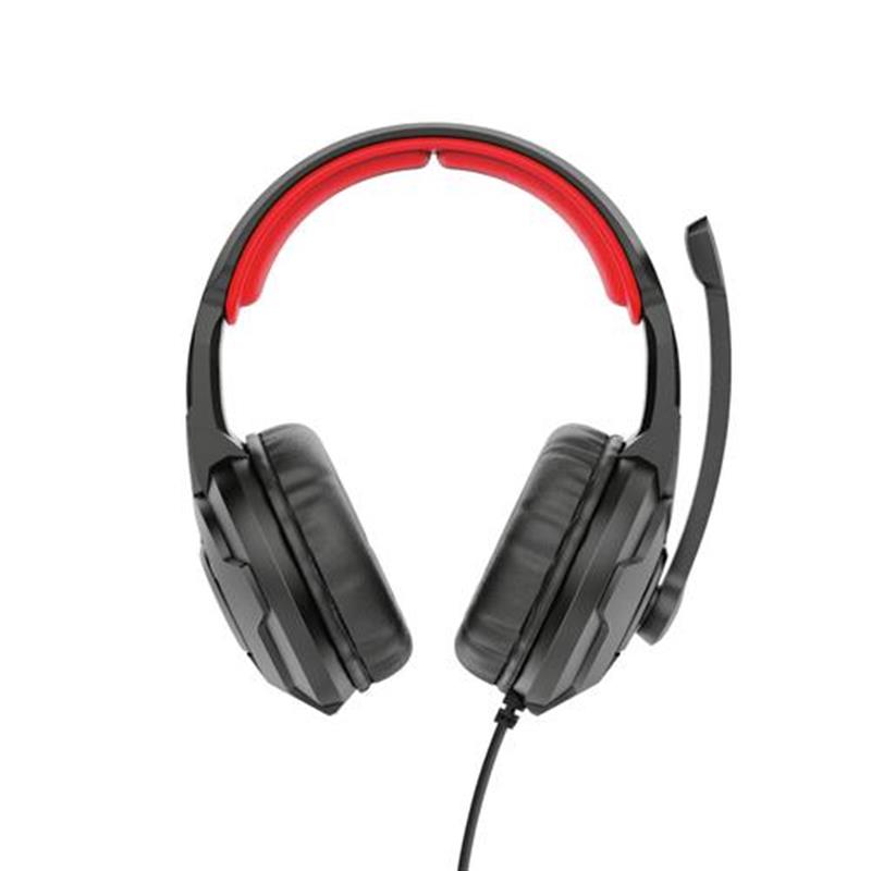 Trust GXT 411 Radius Headset Bedraad Hoofdband Gamen Zwart, Rood