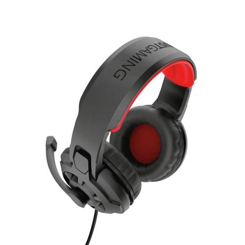 Trust GXT 411 Radius Headset Bedraad Hoofdband Gamen Zwart, Rood