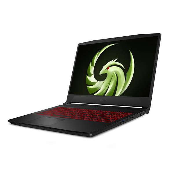 MSI Bravo 15 B5DD-038NL Laptop 39,6 cm (15.6"") Full HD AMD Ryzen™ 7 5800H 8 GB DDR4-SDRAM 512 GB SSD AMD Radeon RX 5500M Wi-Fi 6 (802.11ax) Windows 1