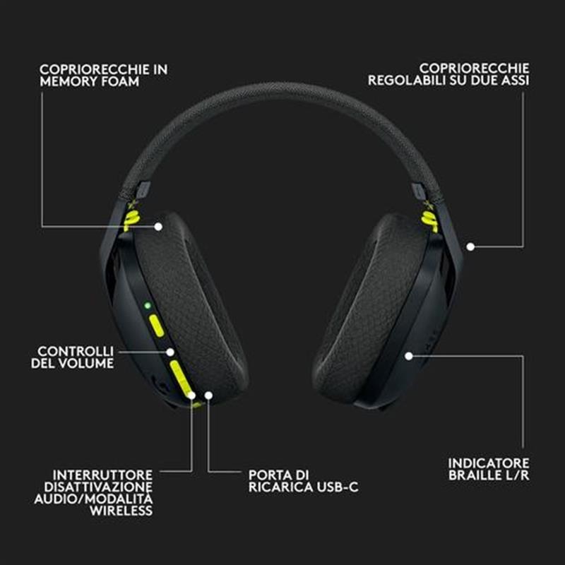 LOGI G435 LIGHTSPEED Wireless Headset
