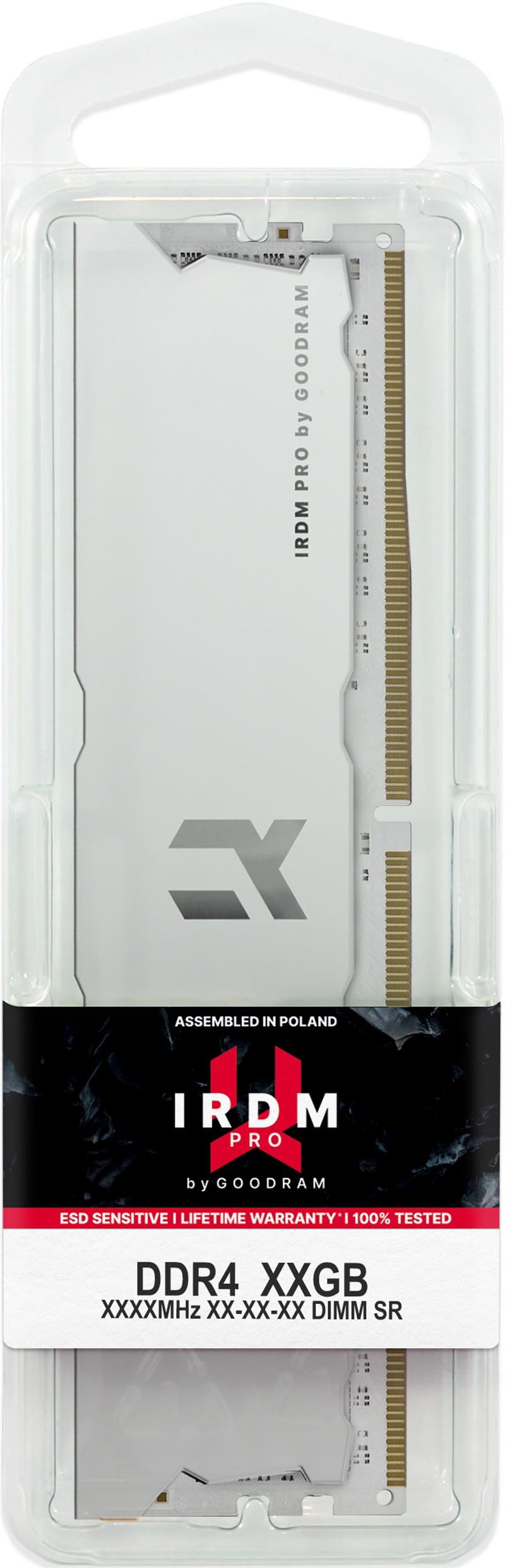 GOODRAM U-DIMM 16 GB PC28800 DDR4 3600 CL17 - HOLLOW WHITE -