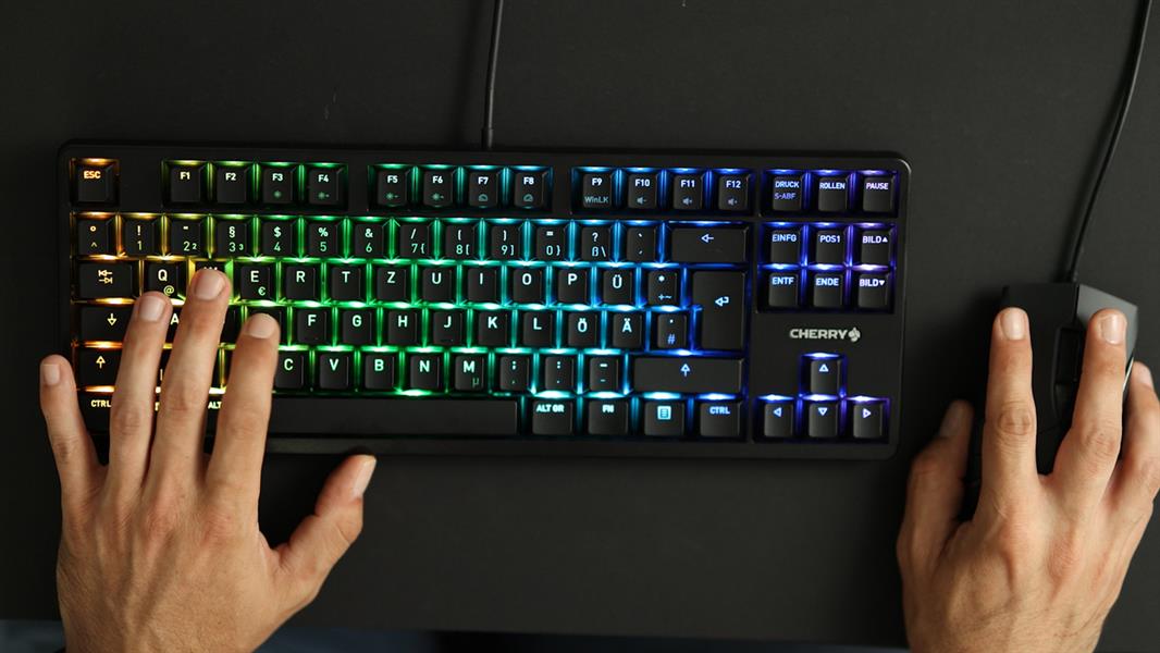 CHERRY G80-3000N RGB TKL toetsenbord USB QWERTY US International Zwart