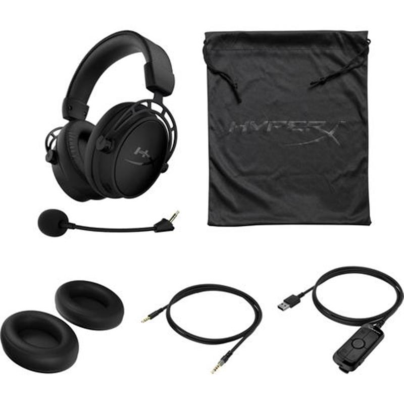 HP HyperX Cloud Alpha S - Gaming Headset (Black) Hoofdtelefoons Bedraad Hoofdband Gamen Zwart