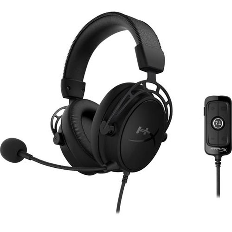 HP HyperX Cloud Alpha S - Gaming Headset (Black) Hoofdtelefoons Bedraad Hoofdband Gamen Zwart