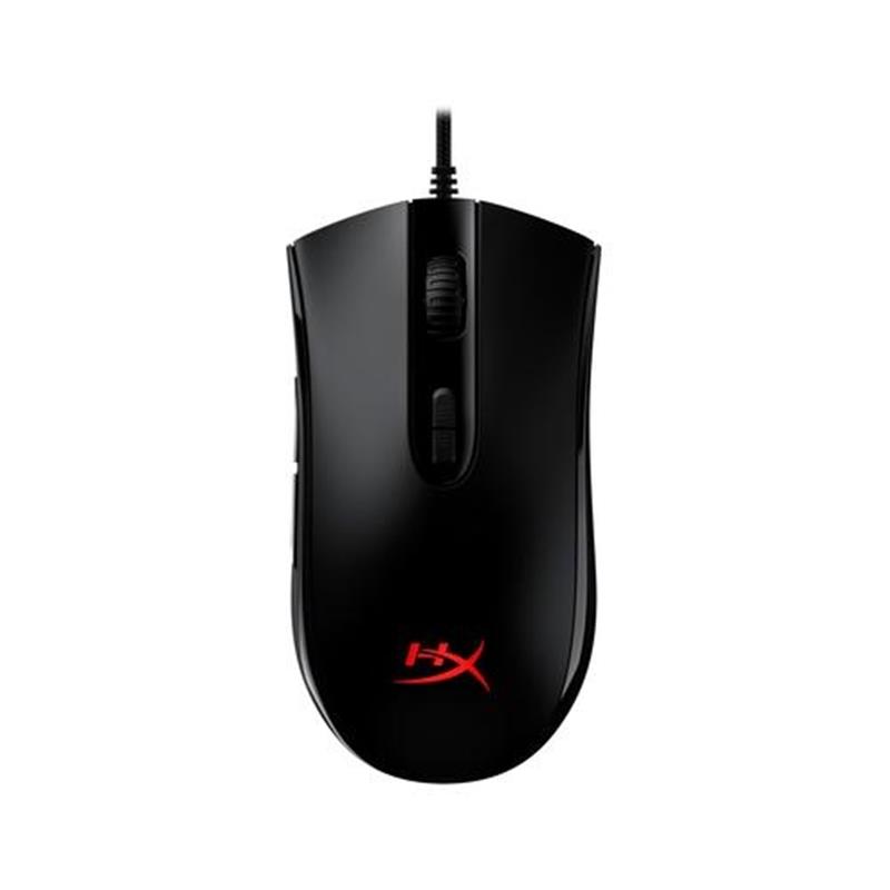 HP HyperX Pulsefire Core - Gaming Mouse (Black) muis Ambidextrous USB Type-A Optisch 6200 DPI