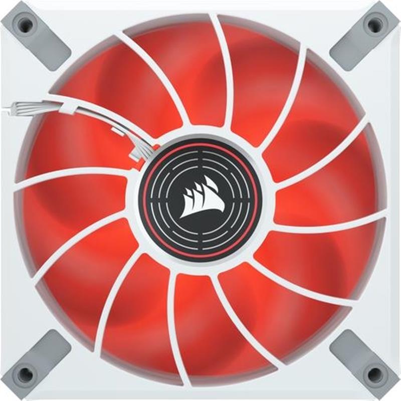 Corsair ML120 LED ELITE WHITE 120 Red LED Fan 1P