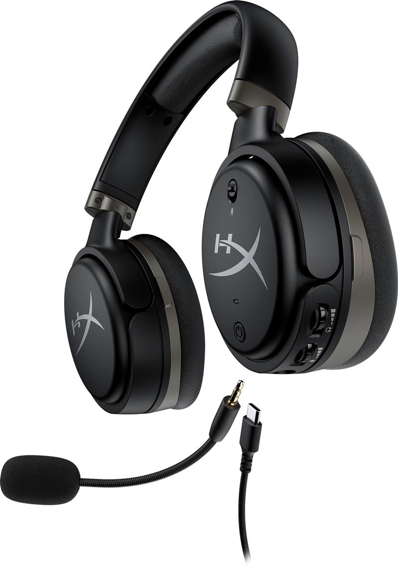 HP HyperX Cloud Orbit S Headset Bedraad en draadloos Hoofdband Gamen USB Type-C Zwart, Grijs