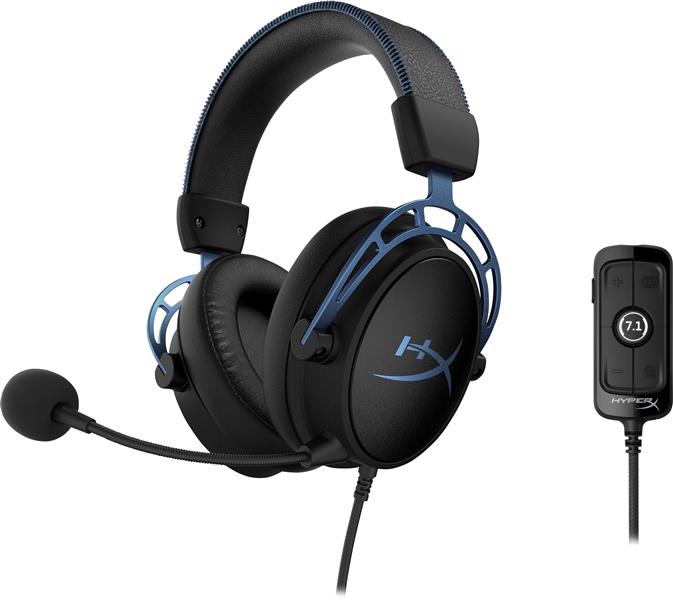 HP Cloud Alpha S Hoofdtelefoons Bedraad Hoofdband Gamen Zwart, Blauw