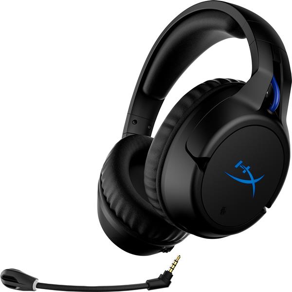 HP HyperX Cloud Flight - Wireless Gaming Headset (Black-Blue) - PS5-PS4 Bedraad en draadloos Hoofdband Gamen Zwart