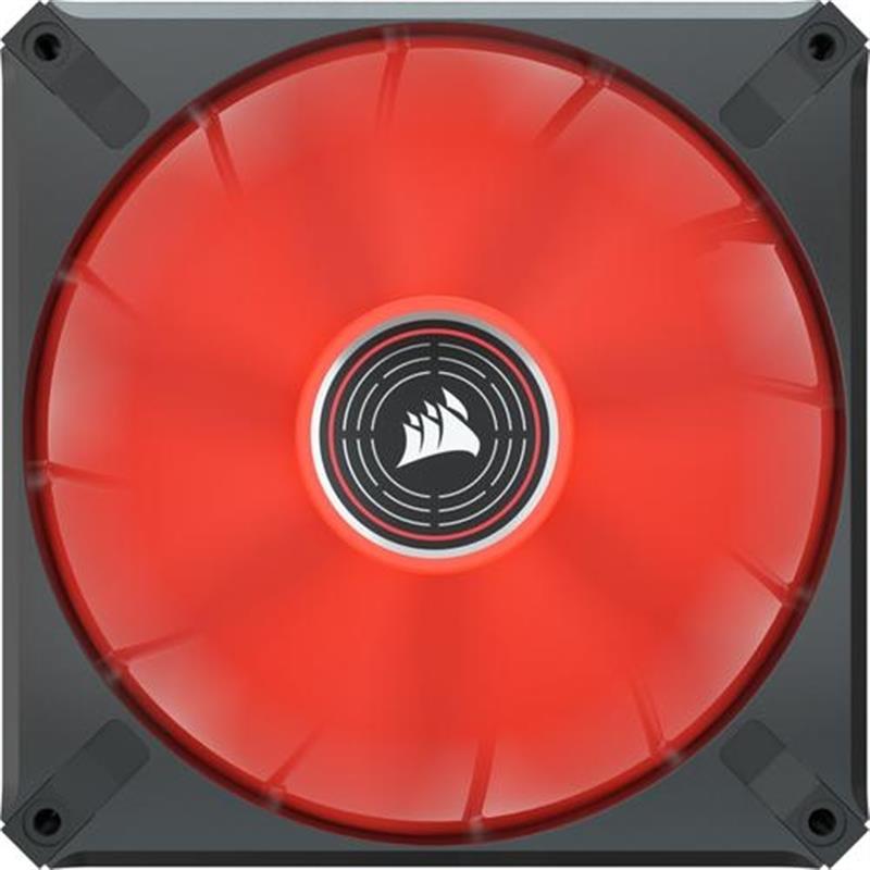 Corsair ML140 LED ELITE 140mm Red LED Fan 1P