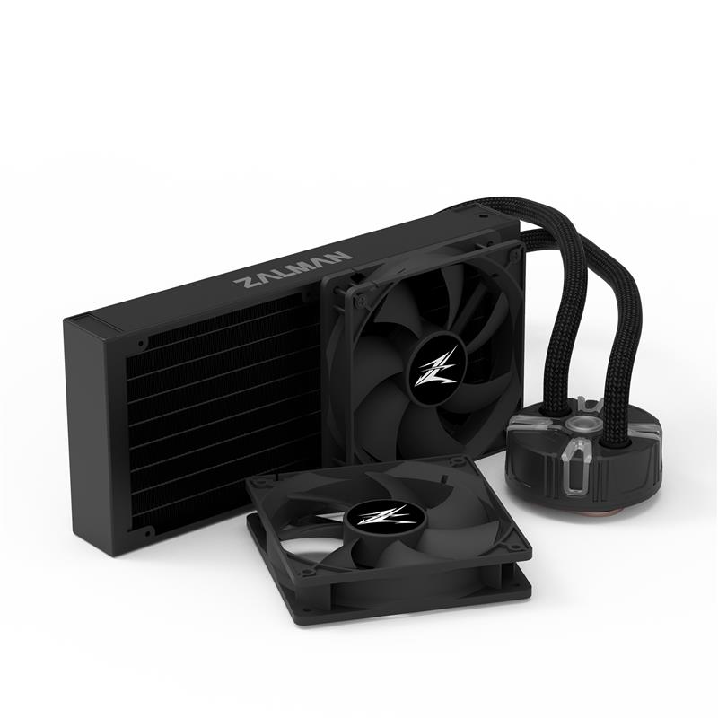 Zalman Reserator5 Z24 Black CPU Liquid Cooler 240mm Radiator 2 x SF120 ARGB fan Processor Alles-in-één vloeistofkoeler 12 cm Zwart