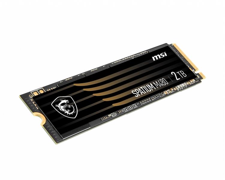 MSI SPATIUM M480 M.2 2000 GB PCI Express 4.0 3D NAND NVMe