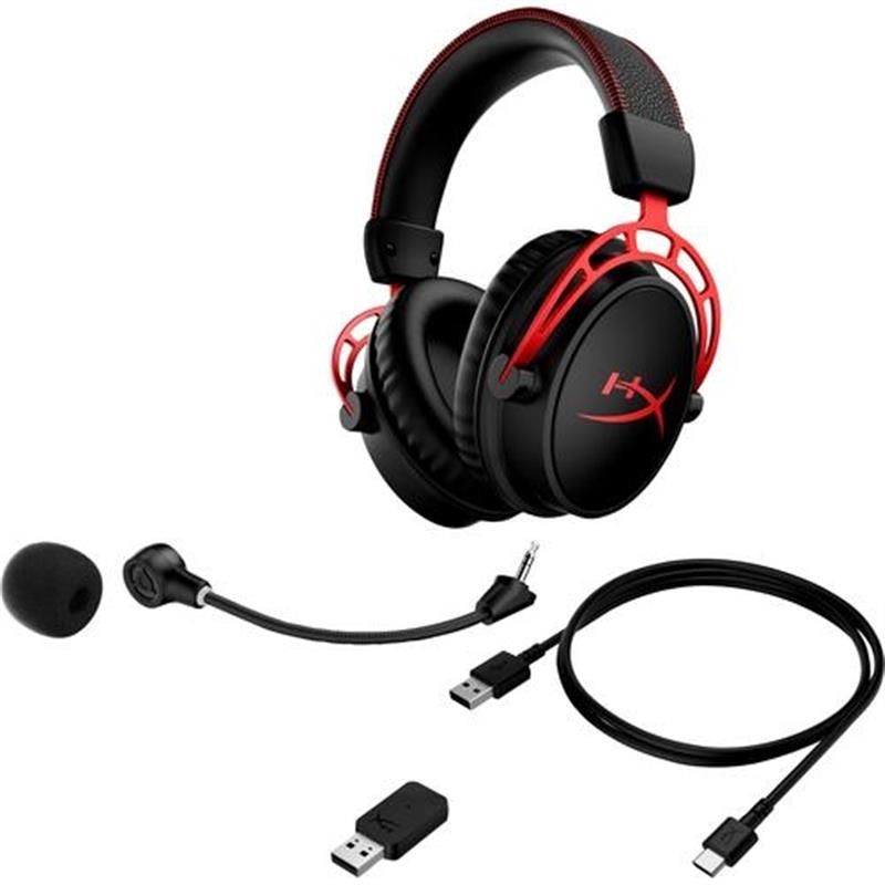 HyperX Cloud Alpha - Wireless Gaming Headset (zwart-rood)