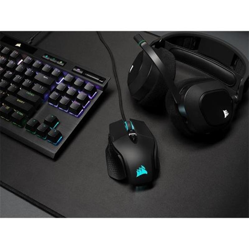 Corsair M65 RGB ULTRA Mouse Silver ALU Black