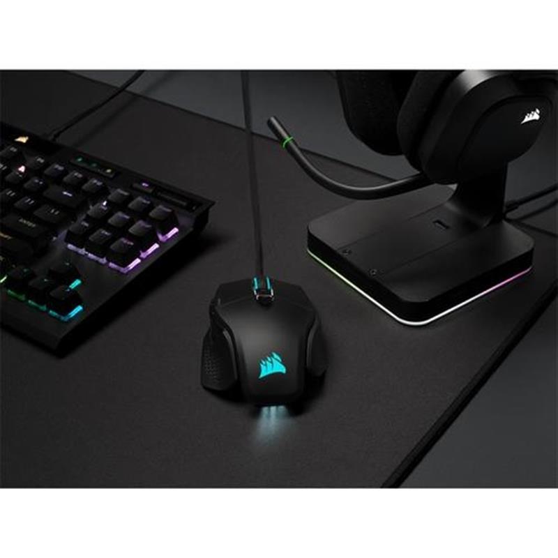 Corsair M65 RGB ULTRA Mouse Silver ALU Black