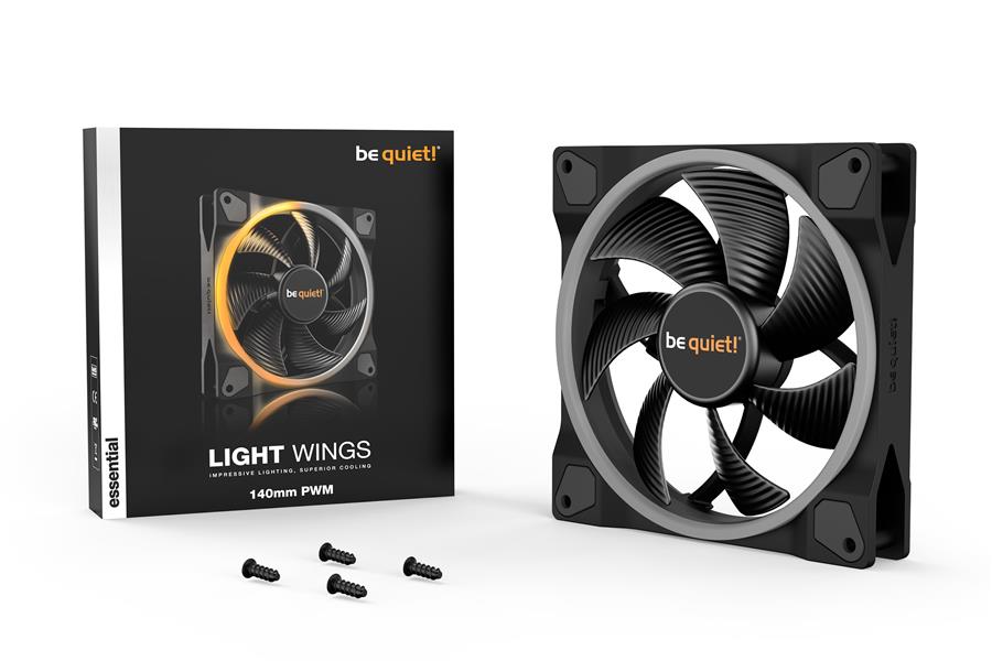 be quiet! Light Wings | 140mm PWM Computer behuizing Ventilator 14 cm Zwart 1 stuk(s)