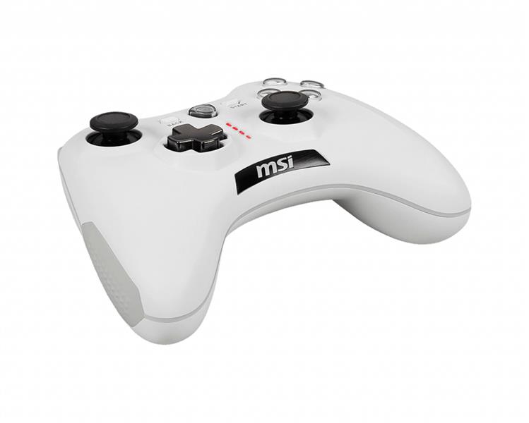 MSI Force GC20 V2 Wit USB 2.0 Gamepad Analoog/digitaal Android, PC
