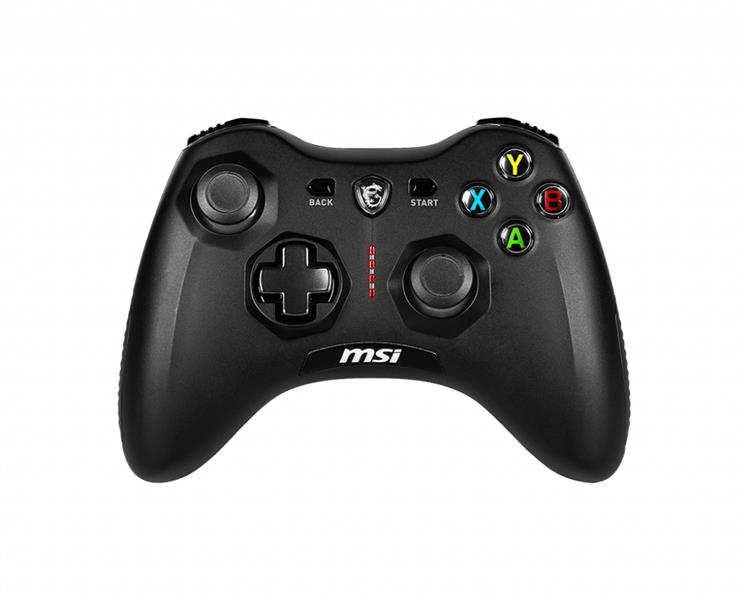 MSI Force GC30 V2 Zwart USB 2.0 Gamepad Analoog/digitaal Android, PC