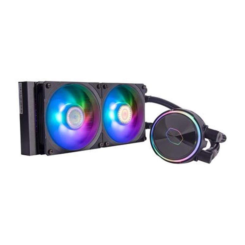 Cooler Master PL240 Flux 240mm radiator 120mm x2 0-2300 RPM - 10% RGB LED